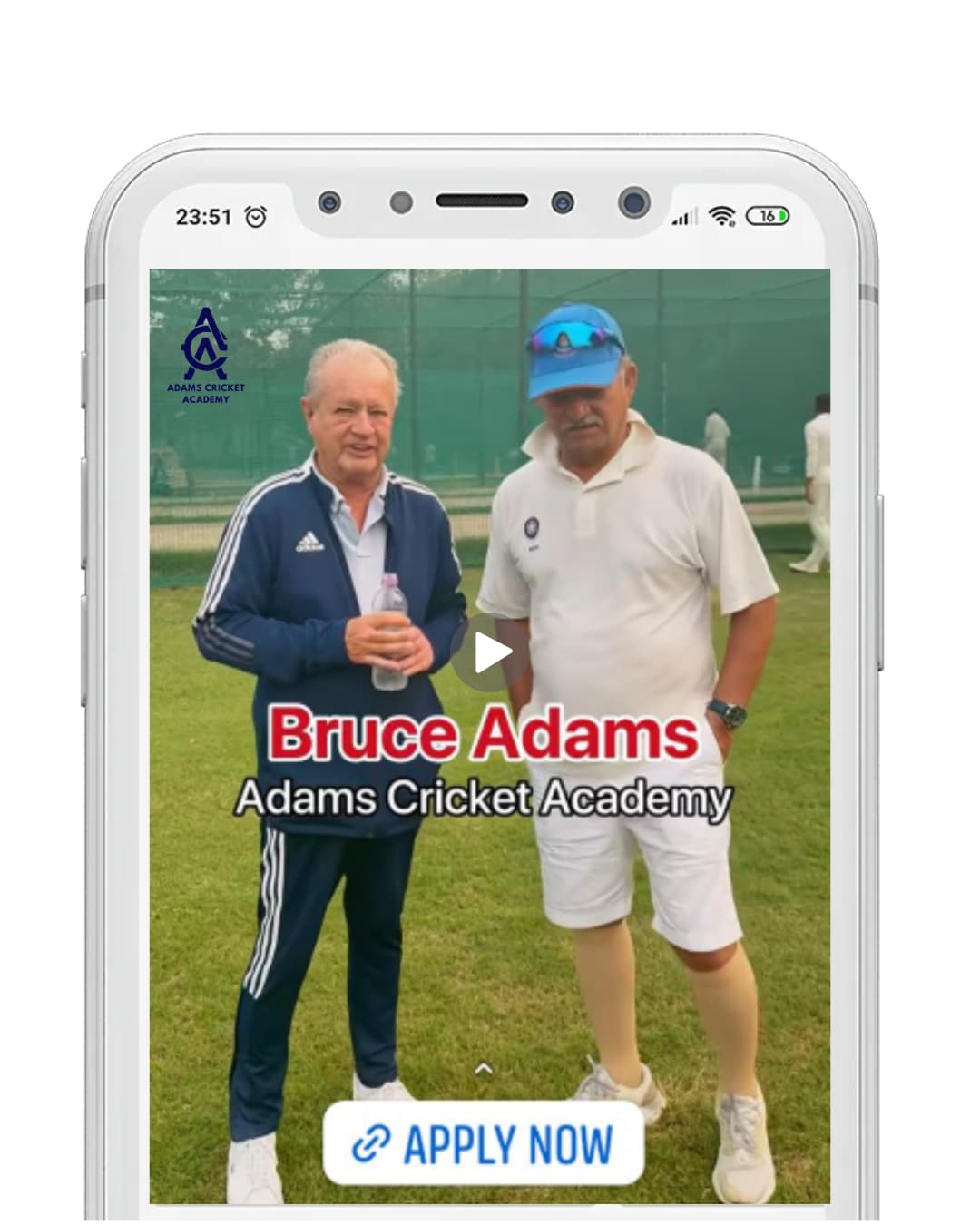 Adams Cricket Academy Campaign Showcase